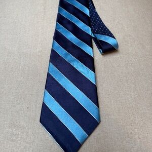 Men’s Tommy Hilfiger Blue Striped Silk Tie